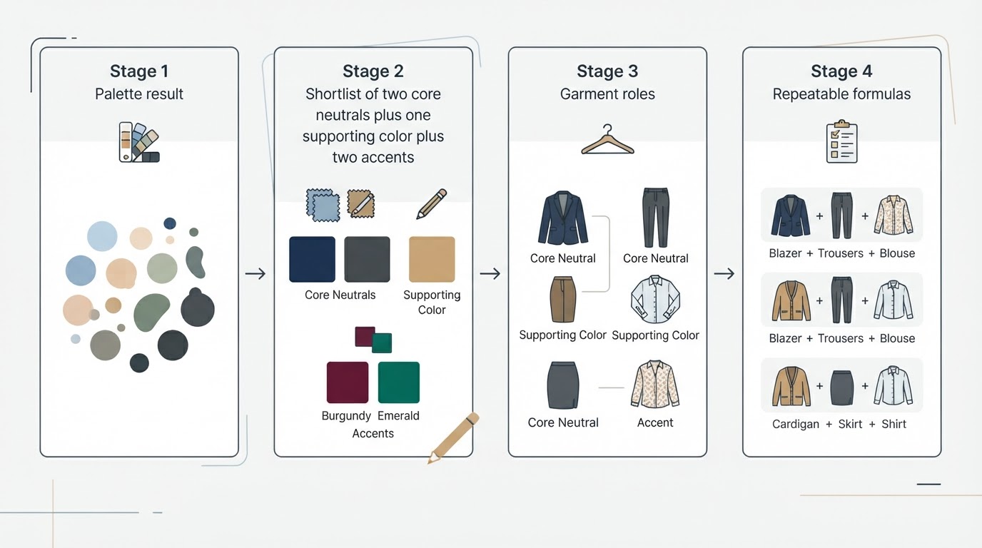How to Build a Work Wardrobe From Your Colour Palette