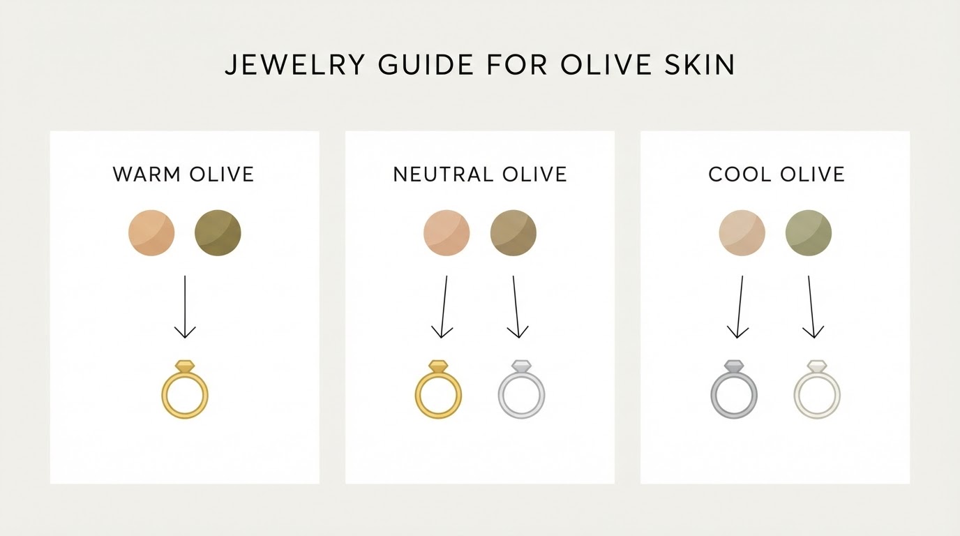 Gold or Silver Jewelry for Olive Undertone Skin: Which Metals Work